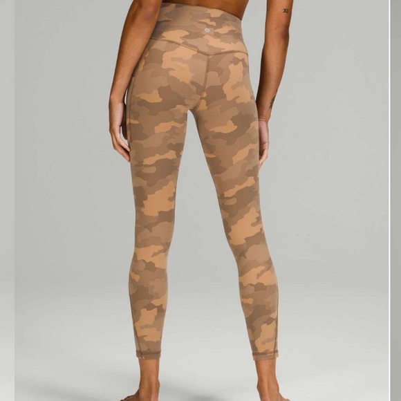 81. Lululemon Align HR Pant with Pockets 25” in Heritage 365 Camo Beige Multi - Picture 5 of 8